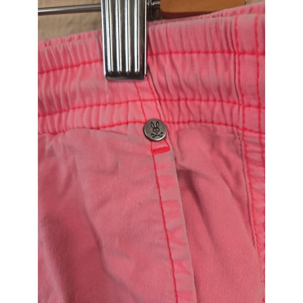 Psycho Bunny Drawstring Shorts 6" Men’s, Pink, Size Small - Picture 9 of 9